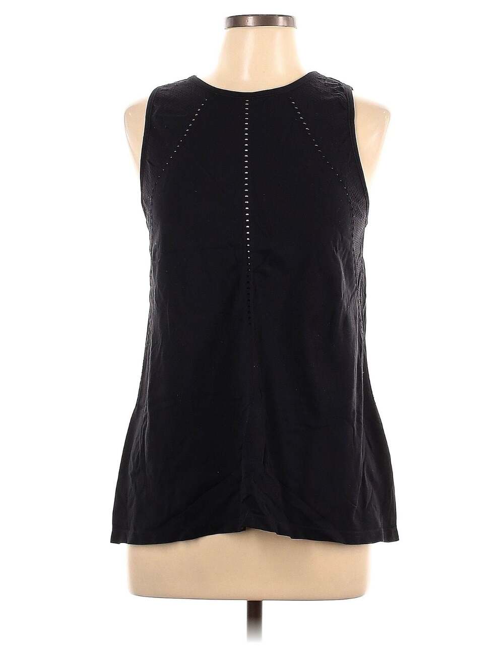 Athleta Women's Black Sleeveless Foothills Tank Top, Size Large